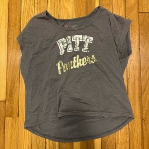 Pitt Panthers boxy cropped tee
